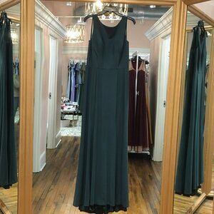 Amsale Nouvelle Hunter 12 High neck jersey Aline